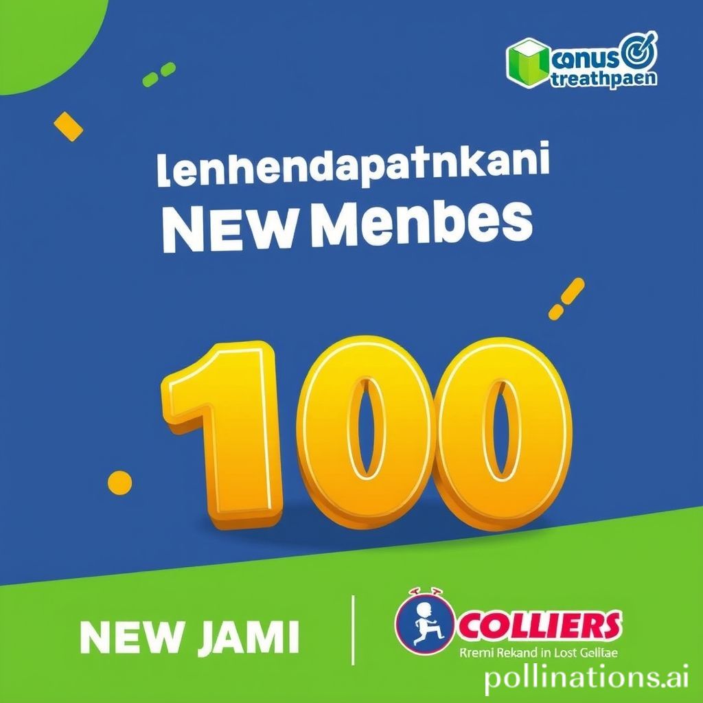 Cara Mendapatkan Bonus New Member 100 Di Depan Bebas IP